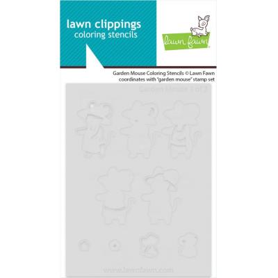 Lawn Fawn Stencils - Garden Mouse